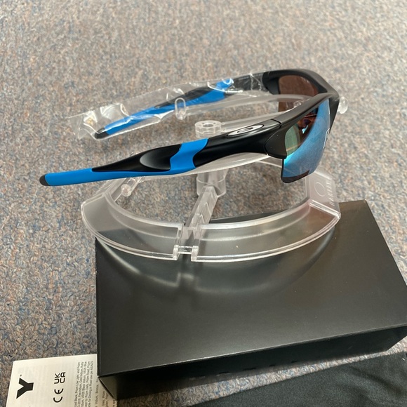 Oakley Sunglasses Half Jacket 2.0 XL Matt Black Lens PRIZM Deep Water Pola. New - Picture 5 of 10